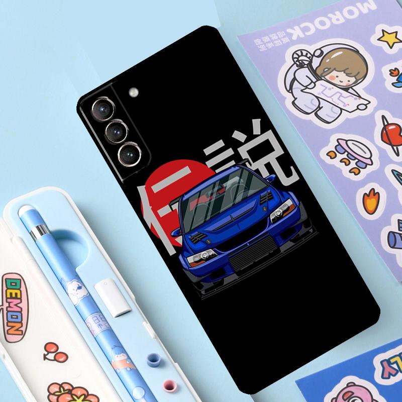 Coque JDM Car Evo Pour Samsung Galaxy S23 S21 FE S20 FE S22 Plus Note 20 Ultra Note 10 S8 S9 S10 Plus
