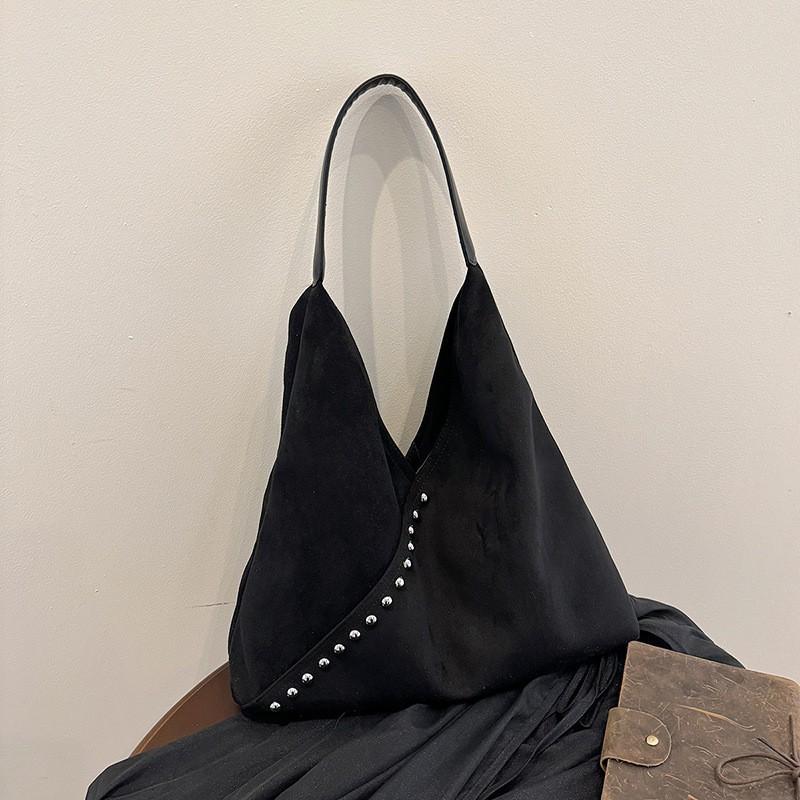 Retro Matte Armpit Bag Female Niche Light Luxury Relaxed Shoulder High-quality Large-capacity Dumpling
