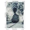 5D DIY diamentowe malowanie „pejzaż pociągu” haft krzyżykowy wystrój domu prezent