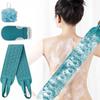 Komplettes Peeling-Bade-Set: Rückenschrubber, Badehandschuh und Luffa Duschschwamm für glatte Haut
