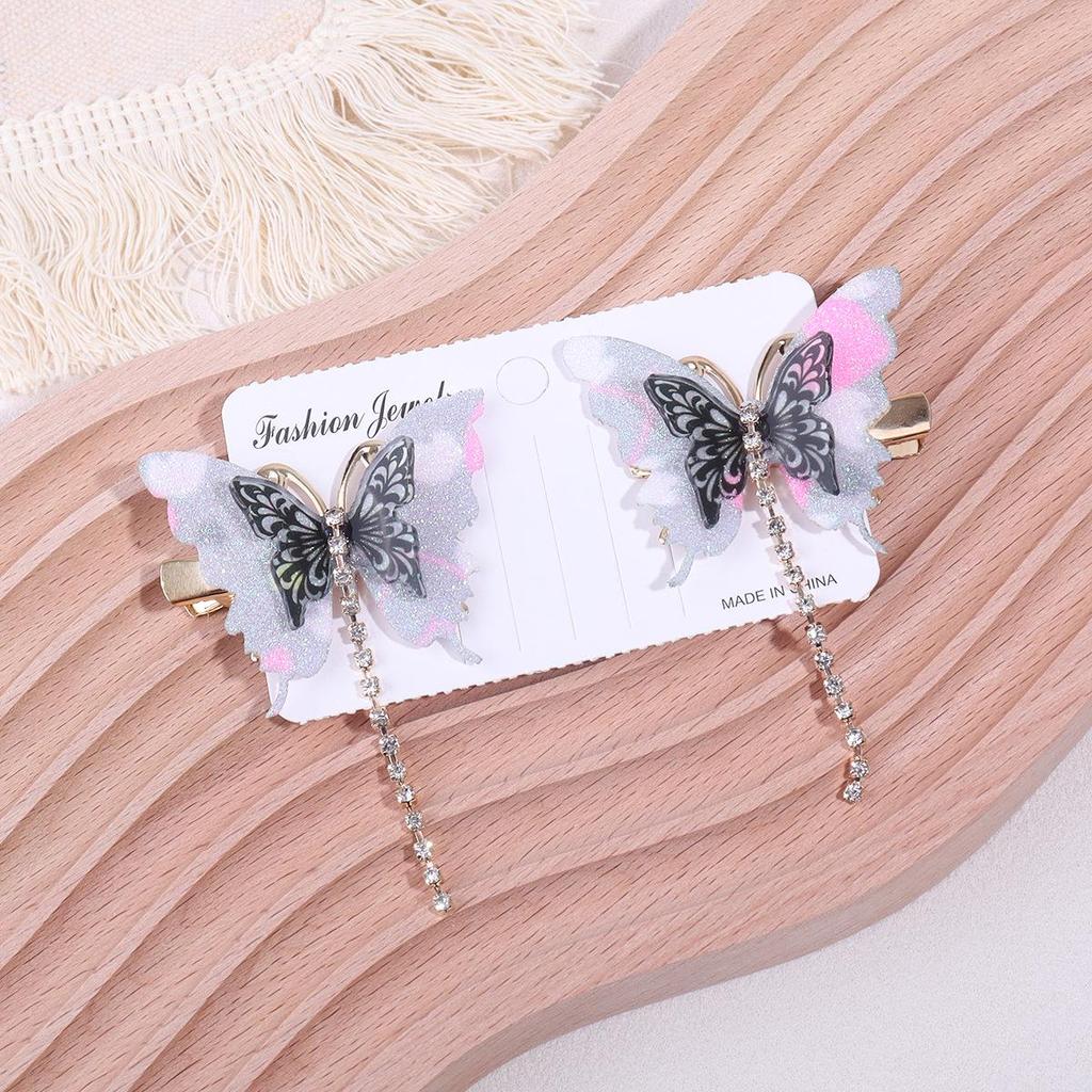 Exquisite Butterfly Hair Clip for Women & Children: High-End National Style Accessory