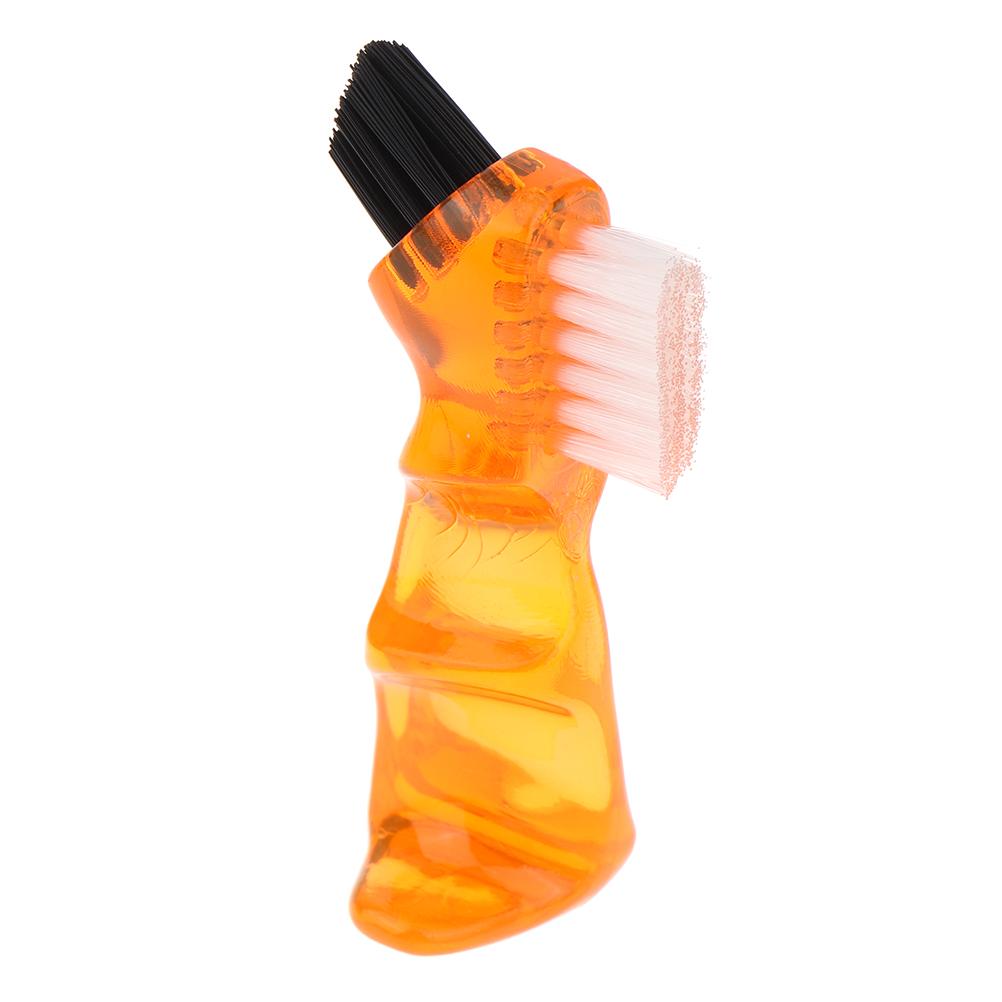 Dual-Head False Teeth Toothbrush Multi-Layered Denture Cleaning Brush Non-slip Ergonomic Handle Dental Oral Care Products
