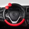 Women Car Steering Wheel Cover with Butterfly Decoration Car Pink Red Blue White Car Decoration Steering Cover