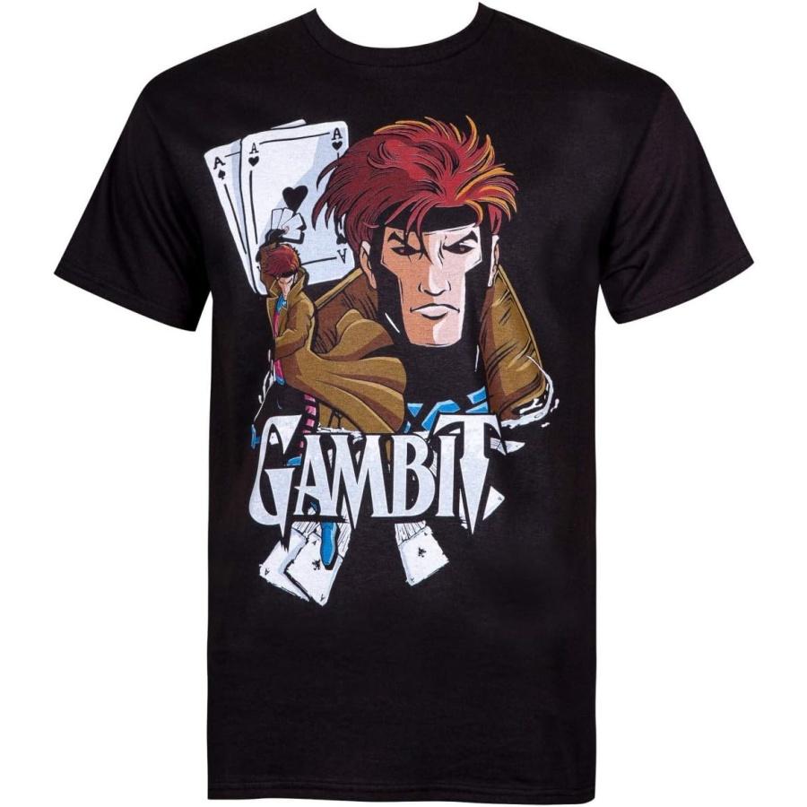 Gambit Футболка мужская X-Men Feeling Lucky S чёрный