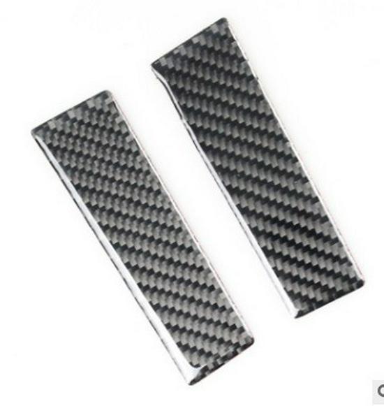 

Ford Mustang Carbon Fiber Decorative Sticker Set: Gear Shift, CD Frame, Air Outlet, Headlight Switch, Door Panel, Lifter.