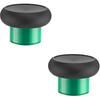 2 in 1 Metal Thumbsticks, D-Pads, Paddles and Tools for Elite Series 2 Controller, Xbox One (Green)