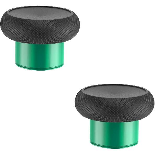 2 in 1 Metal Thumbsticks, D-Pads, Paddles and Tools for Elite Series 2 Controller, Xbox One (Green)