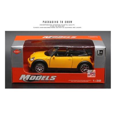 High Simulation Exquisite Kid Toys New \ Original Convertible Mini Cooper S Model 1:32 Alloy Convertible Car Model Gifts