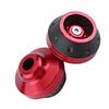 2 Pcs Front Fork Wheel Frame Slider CNC Aluminum Bike Drop Protection Scooter Moped Red Motorcycle Accessories