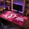 Tappetino per Mouse Grande Personalizzato Lionel Messi, Stampa Testo Nome Personalizzato, Tappetino da Scrivania Antiscivolo con Logo Calcio, Regalo per Gamer
