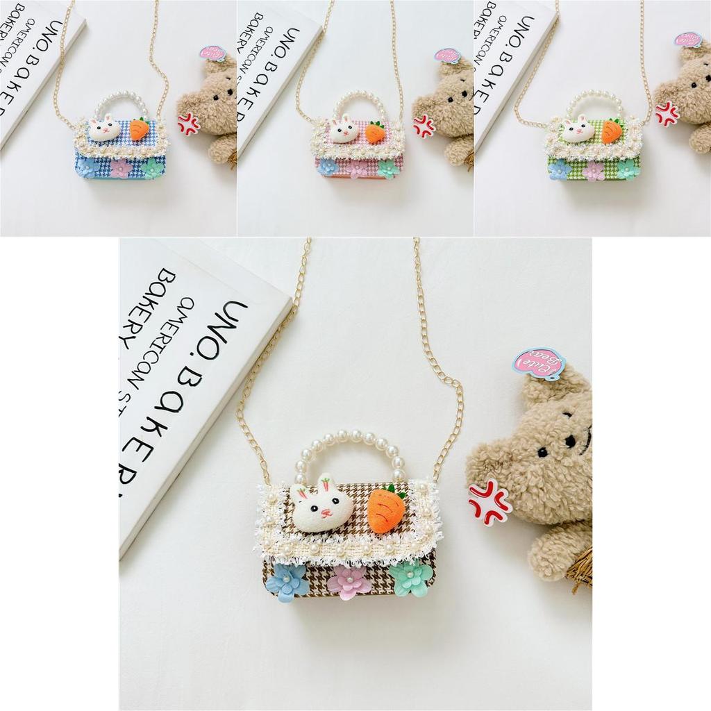 Trendy Kids Shoulder Bag Adorned With Chic Beads Ideal For Everyday Use