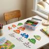 Dinosaur Letter Matching Puzzle, Children's Puzzle Toy For Recognizing And Spelling Words Of Different Sizes Of Letters