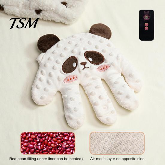 Guante para Bebé con Palma Suave Automático Prevención de Sobresaltos Eléctrico Almohada Eléctrica para Bebés Ayuda para Dormir Recién Nacidos Peluche de Dibujos Animados