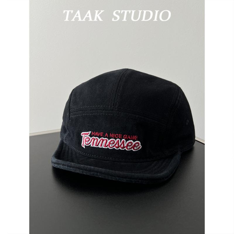 Baseball Cap Trendy Baseball Cap American Retro Ripped Baseball Cap Women Spring And Summer Washing