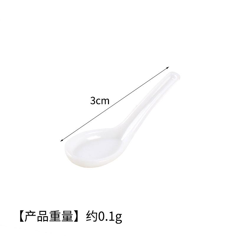 Mini Miniature Simulation Plate Small Bowl Tableware Diy Food Play Accessories Mini Container Play House Kitchen Toys