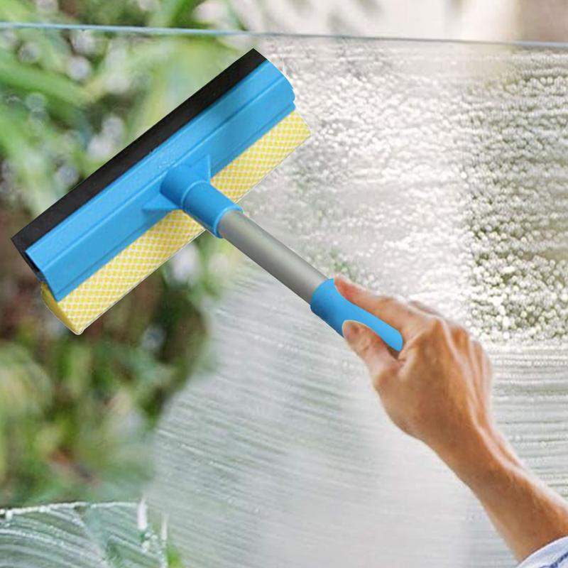 Glass Wiper for Window Auto Window Cleaning Scraper Squeegee Detachable Design Handheld Squeegee for Window Shower Door Wall