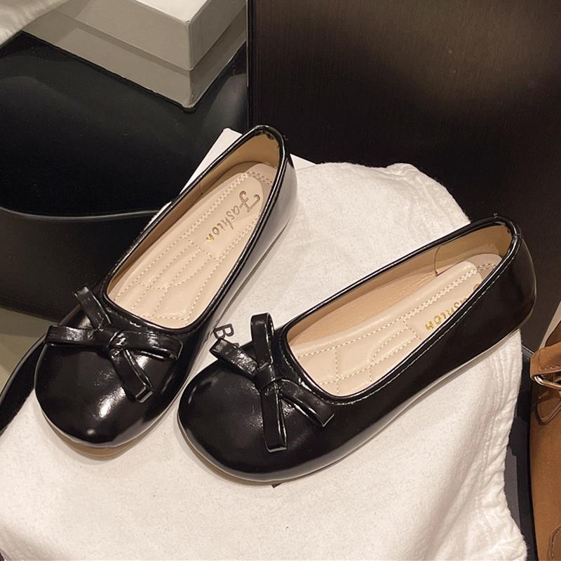 

Балетки Женские Туфли Мэри Джейн Неглубокий Бант Платье Лоферы Обувь Fashoin Сандалии Осень 2025 Роскошные Спортивные Повседневные Chaussure Femme 43 чёрный