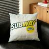 Food American restaurant SSubways Cushion Cover Creative  pillowcases for interior decoration office living room home Car hot