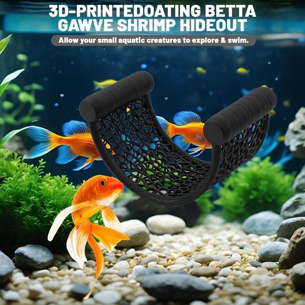 Plastic Floating Fish Hammock 3D Printing Aquarium Resting Platforms  Small Aquatic Pets