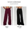 Women's Loose Wide-Leg White Striped Casual Pants - Anti-Pilling Modal, Autumn/Winter Collection