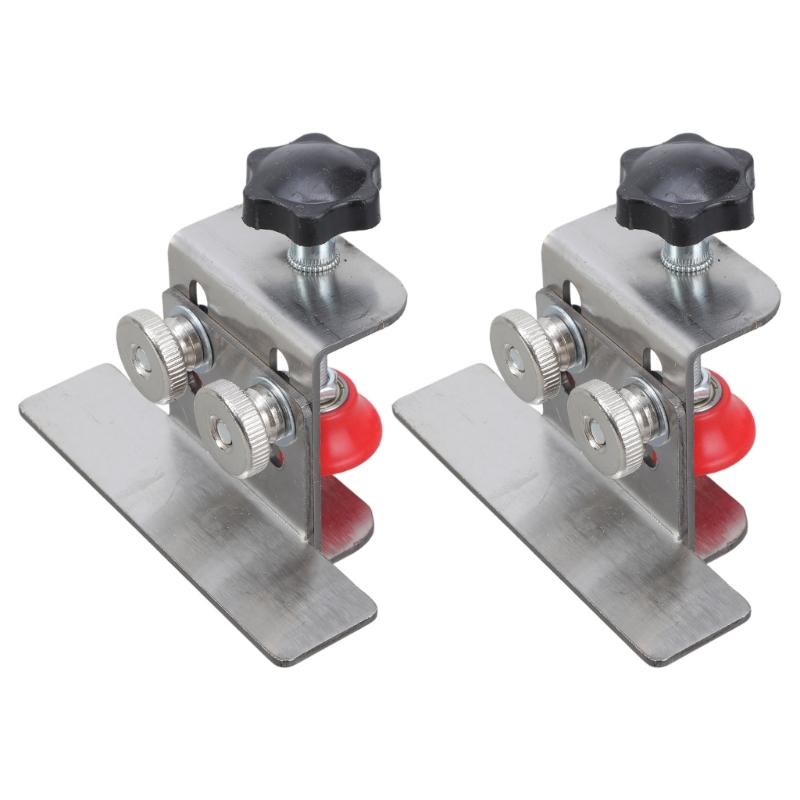 Werkzeug zur Positionierung und Montage von Schranktüren aus Edelstahl für effiziente Kleider- und Hängeschränke, präzise Vorrichtung