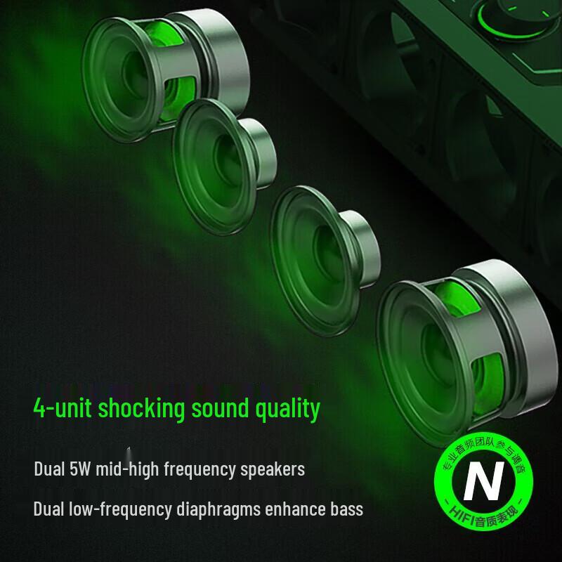 Newmine V1PRO Desktop Bluetooth Speaker CN Plug (adapter Included)