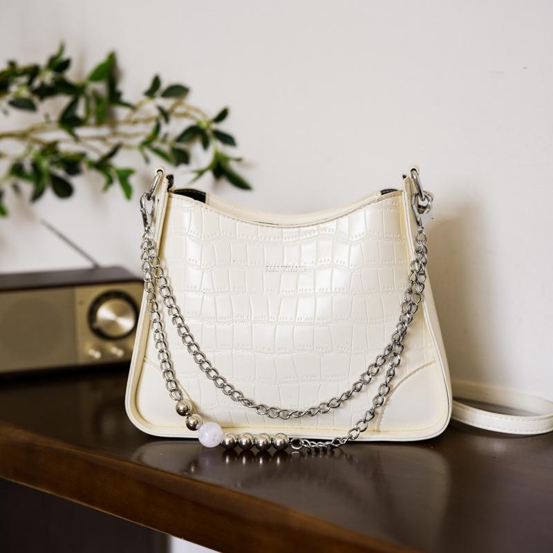 

Large-capacity bag women s versatile new casual popular shoulder messenger bag bucket bag бежевий