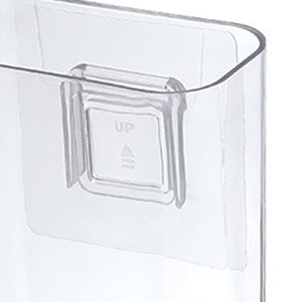 

Transparent Wall Remote Holder Plastic Wall Mounted Organizer Wall Mount Organizer Bedroom S