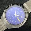 SEIKO 5 AUTOMATIC VINTAGE 7009A JAPAN MENS ARABIC BLUE DIAL WATCH a702116-5 R208-a702116