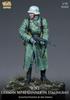 Nuts Planet 1/35 WWII German Wehrmacht Non-Commissioned Officer in Coat Holding MP40, Stalingrad Resin Kit NP-35007 Molded Color