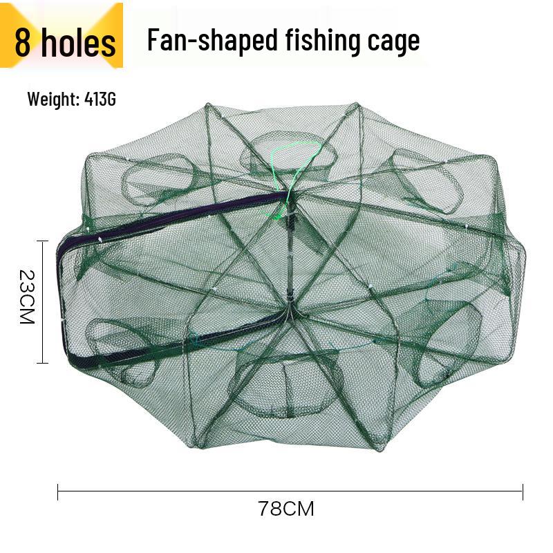 Fishing Net Trap: Square Shrimp and Eel Cage
