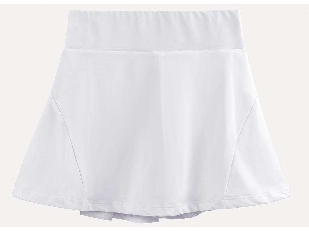Women's Silk Grid Anti-Exposure Yoga Skort - Spring/Summer Sweat-Wicking Badminton & Tennis Training Skirt