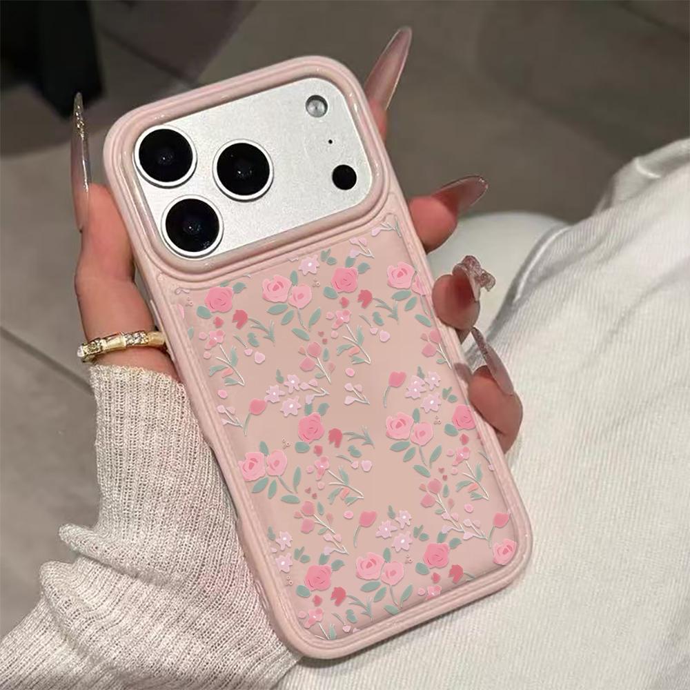 Blue Premium Flower Phone Case For IPhone 17 17Air 16 15 Case For IPhone 11 13 12 14 Pro Max 16 15 14 Plus Cover Case Funda