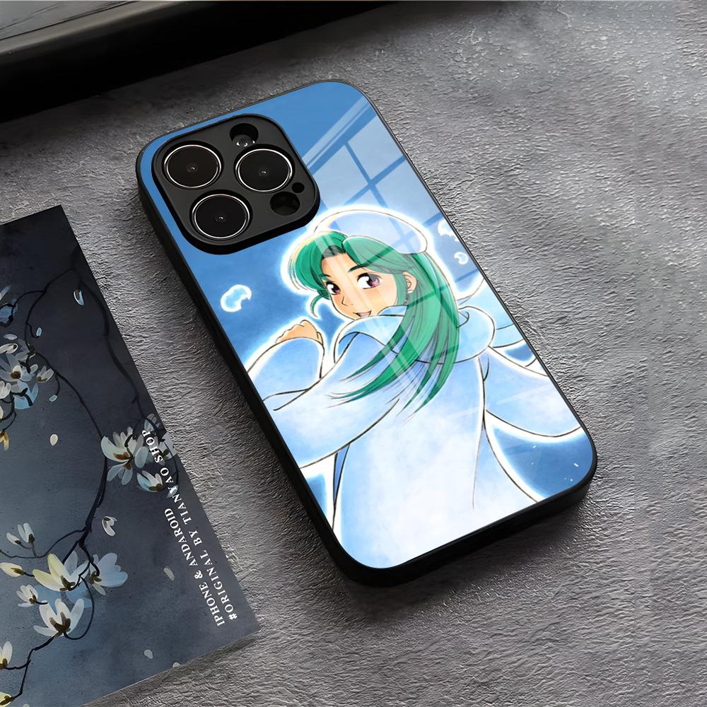 

Hot Y-Yokohama Kaidashi Kikou Phone Case For IPhone 17 Air 16 E Pro Max 15 14 13 Mini 12 Pro 11 Max Plus Black Glass Cover iPhone 16 Pro Max