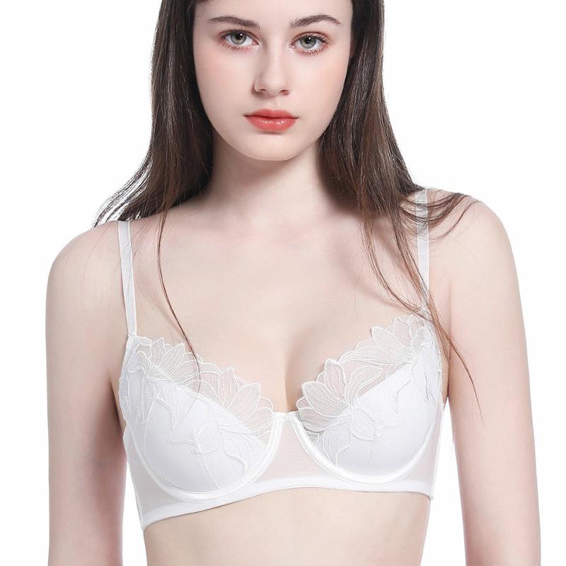 Sexy Lace Bra, Thin Cotton, Big Breasts, Small French Underwear, Double Breasts, Anti-sagging Underwear
