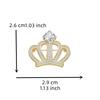 SKEDS Exquisite Luxury Rhinestone Corwn Brooches For Women Girls Fashion Elegant Crsytal Tiara Buckle Jewelry Accessories Gift