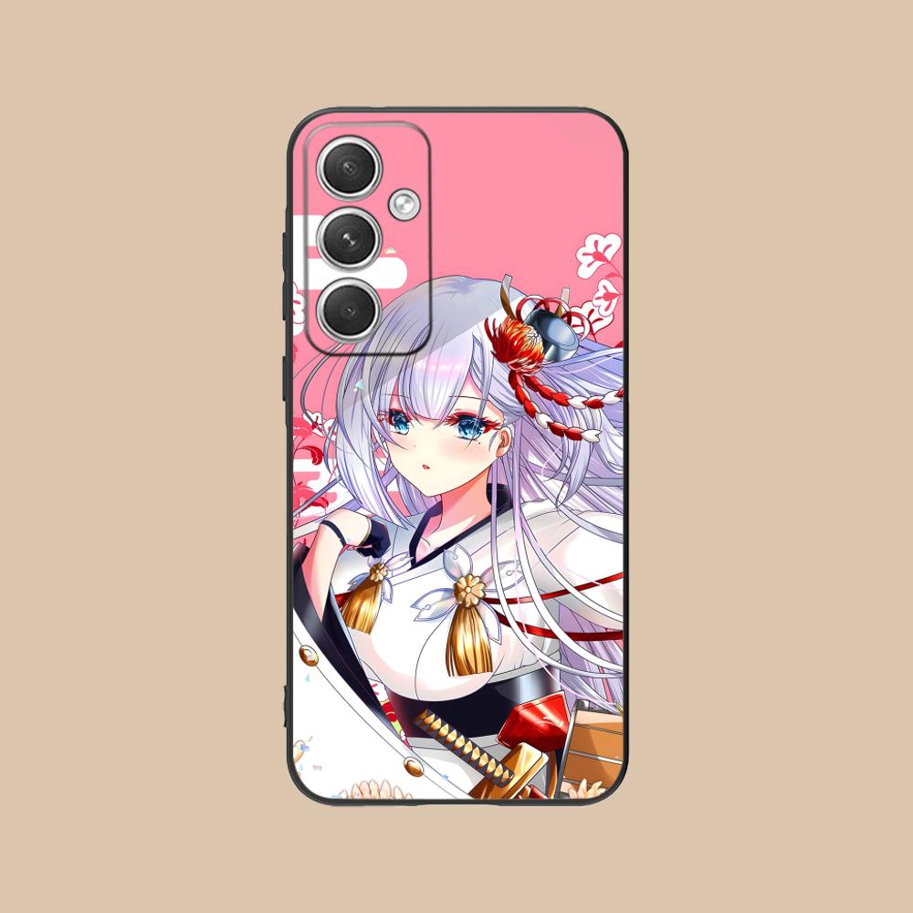 Azur Lane Shoukaku Phone Case for Samsung Galaxy S26 S25 S24 S23 S22 S21 S20 Note20 Plus FE Ultra Soft TPU Shockproof Cover Galaxy Note20