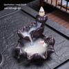 Zen Sandalwood Backflow Incense Burner for Indoor Use - Creative Ornament with Scented Oil Burner for Tea Ceremonies.