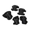 6pcs Set Adults Skateboard Protective Gear Kit Knee Pads Elbow Pads Wrist Guards Set