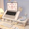 Adjustable Laptop & Tablet Stand Holder with Storage Rack