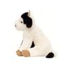 JELLYCAT Farm Animal Series Carey Calf Cute Black & White Doll Plush Doll 20cm Height