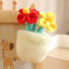 British Hand Holding Bouquet Doll Plush Toy Doll Fun Flower Simulation Flower 520 Valentine's Day Gift