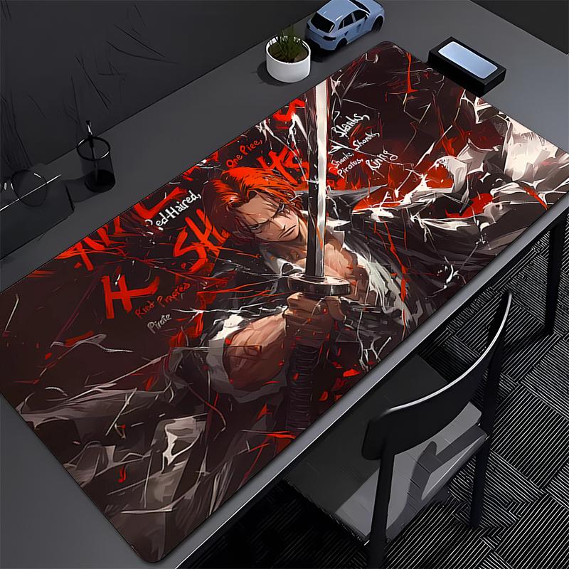Hot Mouse Pad One Piece Shanks Gaming Accessories Rubber Pc Computer Mousepad Large Extended Desk Mat Locking Edge Gamer Carpet