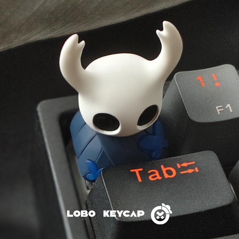 Hollow Knight And Hornet Creative Light-Transmitting Design Mechanical Keyboard Keycaps Esc Decorative Resin Material Fun Gifts