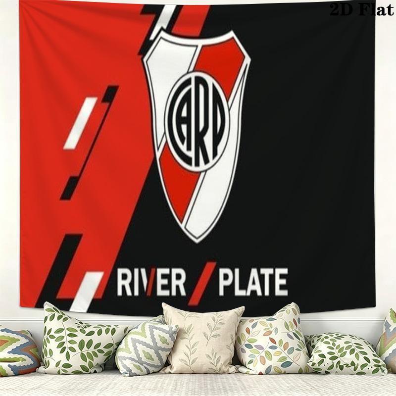 River Plate Wall Tapestry Aesthetic Wall Hanging Printed Fabric Blanket Decorative Tapestries for Bedroom Living Room Home Decor