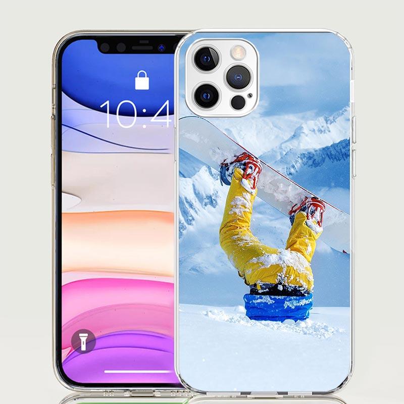Adventure Snowboarding Extreme Phone Case For iPhone 17 Air 16 15 Plus 11 14 Pro Max 13 Mini 12 7 8 + SE Pattern Art Customized