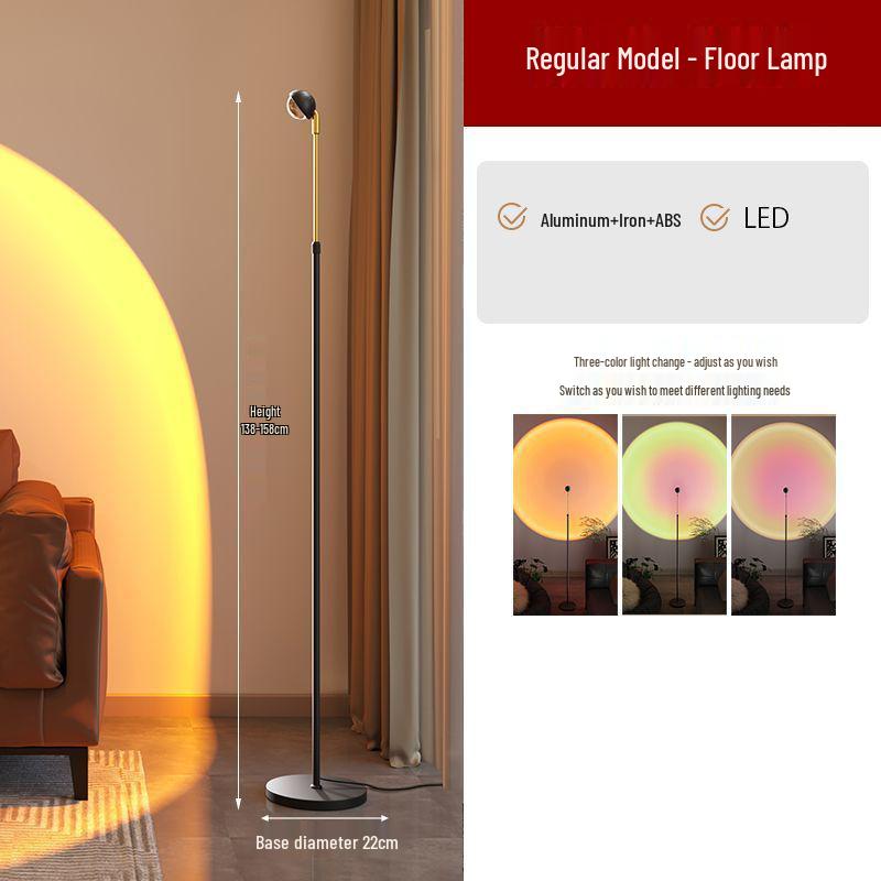 Little Red Riding Hood Luxury Floor Lamp - High-End Ambient Lighting for Living Room or Bedroom