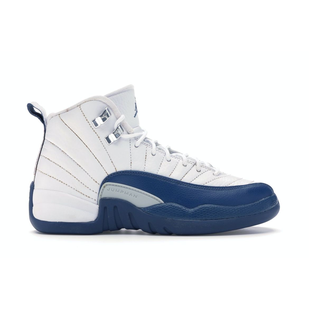 

Детские кроссовки Air Jordan 12 Retro BG French Blue 2016 White white french-bl-mtllc-slvr-vrst 153265-113