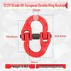 Double Ring Butterfly Buckle Chain Adjuster for Lifting Slings