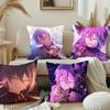 Kamishiro Rei Cool P-ProjectS S-SEKAI Pillow Case Square Pillow Bedroom Sofa Leisure Comfort Cushion Car Home Decoration